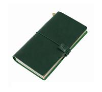 KUNYOS Standard Size Traveler Notebook Full Grain Vegetable Tanned Leather Organizer Diary Sketchbook Planner(Forest)