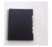 KUNYOS Thickened Spiral A4 A5 A6 B5 Rollover Classification Coil Notepad Students Use Simple and Creative Extra Large Notebook(A5)