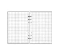 KUNYOS To Do List A5 A6 A7 Daily Planner Spiral Binder Lined Paper Refill Notebook Loose Leaf Inner Page Inside(A6Grid)