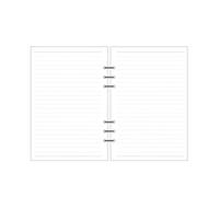 KUNYOS To Do List A5 A6 A7 Daily Planner Spiral Binder Lined Paper Refill Notebook Loose Leaf Inner Page Inside(A7Line)