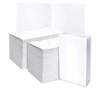 KUNYOS White Blank Books To Write Stories Unlined Sketch Paper Notebooks Bulk 5. X 8. Inch Your Own for Journaling Art