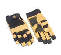 Kuny's Hybrid-275 Top Grain Leather Neoprene Cuff Gloves - Large