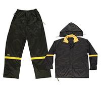 Kunys R103XL 3 piece Black Nylon Suit X Large