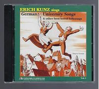 Kunz, Erich - German University Songs-Volume. 3
