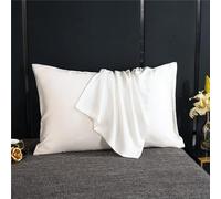 KUOCA Natural Mulberry Silk Pillowcase Solid Color Envelope Pillow Case 40x70 48x74 Real Silk Protect Hair Pillow Cover