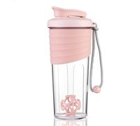 kuoleopa Shaker Bottle for Protein Mixes，24 oz，Protein Shaker Bottles with Whisk Ball, Mixer Bottle, Protein Bottle,Portable Pre Workout Whey Protein Drink Shaker Cup，Pink