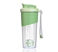 Kuoleopa Shaker Bottle for Protein Mixes,24 oz,Protein Shaker Bottles with Whisk Ball, Mixer Bottle, Protein Bottle,Portable Pre Workout Whey Protein Drink Shaker Cup,Green