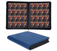 KUOOKING 1000+ Pockets Trading Card Binder, 16-Pocket Card Ablum Compatible with MTG,Sports Cards & Other Standard Size Trading Cards (Blue)