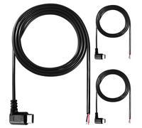 KUOQIY 3 PCS 100cm 22AWG Right Angle USB Type C Male Plug Pigtail Power Cable, 5V 3A USB C to 2 Pin Bare Wire Open End Wire, USB Type C Pigtail Cable Extension Power Cable, for DIY LED Strips