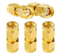 KUOQIY 5 PCS SMA Male to RP-SMA Male Plug Connector, RF Antenna Adapter, for 2G/3G/4G LTE Antenna, Router