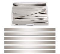 KUOQIY 50 PCS 0.15 * 6 * 100 mm 99.6% Purity Nickel Strips, Battery Nickel Strip, Soldering Tab Nickel Strip, for Battery Spot Welding