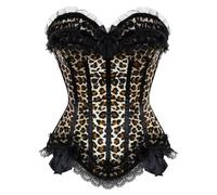 KUOSE Burlesque Push up Corsets for Women Plus Size Striped Bustier Clubwear