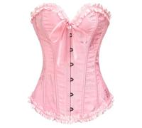 KUOSE Womens Black Basque Body Shaper Overbust Corset Top Plus Size S-6XL