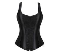 KUOSE Women's Steampunk Gothic Push Up Corset Shapewear Lingerie Bodyshaper Top
