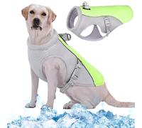 Kuoser Dog Cooling Vest XX-Large, Breathable Coolingjacket with Reflective Strips, Sun Protection Summer Harness Coat