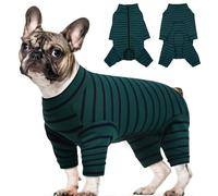 Kuoser Dog Onesie, Dog Surgery Recovery Suit, Dog Recovery Suit Female, Dog Body Suit After Surgery, Dog Onesies Small Dogs, Dog Pyjamas, Dog Pjs For Medium Dogs Green M