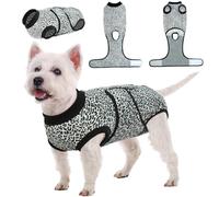 Kuoser Dog Recovery Suit Post Surgery, Dog Onesie Protect Wounds, Blue S