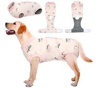 Kuoser Dog Surgery Recovery Suit, Dog Recovery Suit Female Male, Dog Surgical Recovery Suit, Adjustable Dog Post Surgery Body Suit, Recovery Suit Dog After Lightpink L