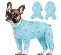 Kuoser Dog Surgery Recovery Suit Onesie Dog Recovery Suit Female, Blue, M