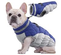 Kuoser Dog Winter Coat Waterproof Cold Weather Warm Jacket for Small Medium Large Dogs Cozy Fleece Lined Puppy Winter Vest with Fur Collar Reflective Zip Up Pet Apparel Outdoor Clothes