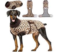 Kuoser Female Dog Recovery Suit - Soft Post Surgery Body Suit, Large Size, Onesie Style
