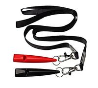 kuou 2 Pcs Professional Dog Whistle 210.5, Plastic Dog Training Whistles with Lanyard, High Pitch Dog Whistles for Recall Bark Control