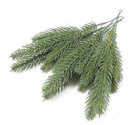 kuou 30 Pcs Artificial Tree Branches, Pine Needles Greenery Pine Picks Green Leaves Needle for DIY Garland Wreath Christmas Embellishing & Home Garden Decoration