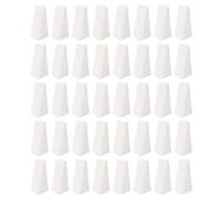 kuou 40pcs Nail Art Sponges, Triangle Make Up Sponges Cosmetic Sponge Wedges, Triangle Shape Makeup Foundation Beauty Tool