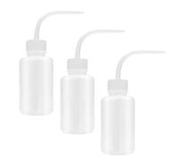 KUOXAN 3 Pcs Squeeze Bottle, Wash Bottle - Leak-Proof with Precision Nozzles for Plant Care, Vinaigrette, Detergent & Tattoo Supplies