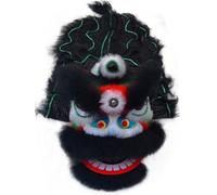 KUOYTT Lion Dance Dragon Dance 6 Inch Chinese Lion Dance Large Lion Dance Costume Dragon Dance For Outdoor Sports Chinese Lion Costume(Black)