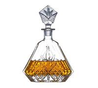 KUOYTT Wine Decanter,Crafted Glass Whiskey Decanter with Glass Stopper, Lead-Free Crystal Decanter for Alcohol, Wine, Scotch, Brandy or Bourbon Decanter (Color : G)