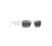 Kūpale Sunglasses, unisex, Maui Jim, Sunglasses, White, 55 MM, Accessories 55 MM