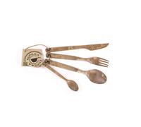 Kupilka - Besteckset 4 Teilig brown/white