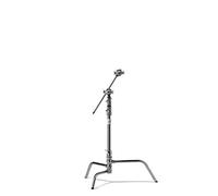 Kupo 20" C-Stand Turtle Base Kit Professional Grip Stand with 2.5" Grip Head and 20" Grip Arm, Heavy-Duty Steel Construction for Photography and Video Lighting - Silver (KS704512)