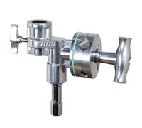 Kupo 4-1/2" Grip Head with Junior Stud and Receiver, Aluminum Lollipop Design with Dual V-Jaws for 5/8" and 3/8" Mounting in Photography and Video Rigging (KG400512)
