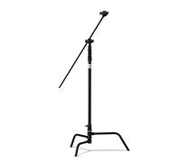 Kupo 40in Master C-Stand with Turtle Base Kit (40in C-Stand with Turtle Base Includes a 40in Grip Arm with Hex Stud and 2.5in Grip Head, Plus 2nd Additional 2.5in Grip Head) - Black (KS704811)