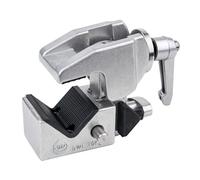 Kupo Convi Clamp with Adjustable Handle Silver, Hexagonal Receiver and Spring Lock Safety for Grip Accessories (KG701712)