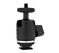 Kupo KG010011 Mini Ball Head with Hot Shoe Adapter (Black)