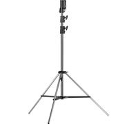 Kupo Master Combo HD Stand, Heavy Duty Steel Combo Stand with Spring Cushioned Risers, Triple Function Head, Leveling Leg Design, Max Height 11.16', Supports 88.2lbs, Silver (KS200112)