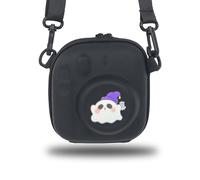 Kuprusar Camera Protective Case for Instax Mini 12, Hard Case for Fuji Mini 40/Mini 11/Mini 10/Mini 9/Mini 8/Mini 7+ Instant Camera Carrying Storage Bag with Shoulder Strap with Ghost Print