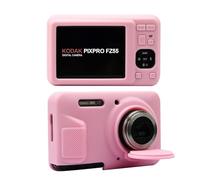 Kuprusar Case for Kodak PIXPRO FZ55, Soft Silicone Camera Protective Case Cover With Removable Lens Cover, Lightweight Slim Fit Anti-Scratch Camera Protector Sleeve (Pink)