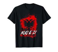 Kuq E Zi Shqipe Albanian Albania Double Eagle T-Shirt
