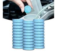 KUQUTIDY 30PCS Washer Fluid Tablets, Windshield Wiper Fluid Cleaner Concentrate, Car Windshield Window Washer Solid Effervescent, Remove Glass Stains for Car Room Kitchen Window Glass Cleaning