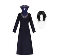 Kurapika Cosplay Costume Feitan Pōtoo Cosplay Outfits, Blue Uniform Robe Skirt or Feitan Pōtoo Gown With Exaggerated Stand-Up Collar Full Set, Anime Cosplays Outfit Halloween Carnival Clothes