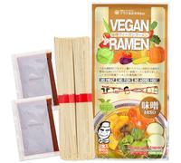 Kurata Miso Ramen Vegan Noodles easy to cook instant Noodles Miso soup -2 Meals (Japan Impot)