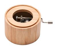 Kurbelwerk Greenline Classic Edition Bamboo Music Box with Clair de Lune by C. Debussy (Hand-cranked, Mechanical)