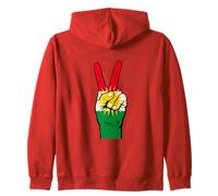 Kurd,Kurdish flag,Kurdistan flag. Zip Hoodie
