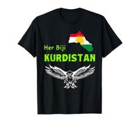 Kurdish, Kurd symbol, Kurdistan flag gift. T-Shirt