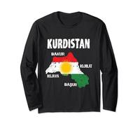 Kurdish Kurdistan Newroz Kurdish Flag Her Biji Kurdistan Long Sleeve T-Shirt