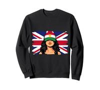Kurdistan Britain Flags Women Roots British Kurdish Heritage Sweatshirt